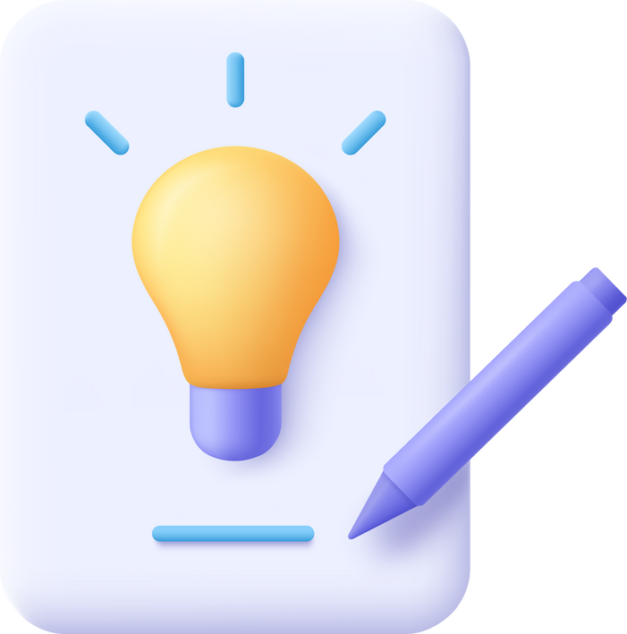 Copywriting Creative Storytelling 3D Icon